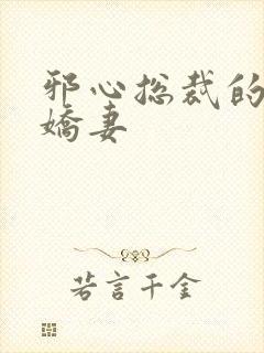 邪心总裁的纯情娇妻