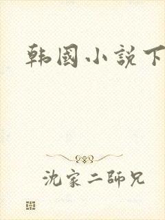 韩国小说下载