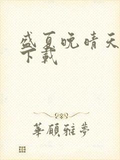 盛夏晚晴天全集下载