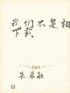我们不是相爱吗下载