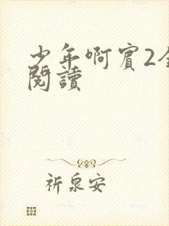 少年啊宾2全文阅读