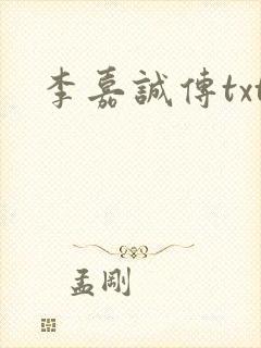 李嘉诚传txt
