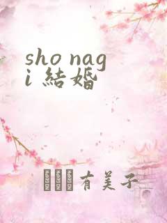 sho nagi 结婚