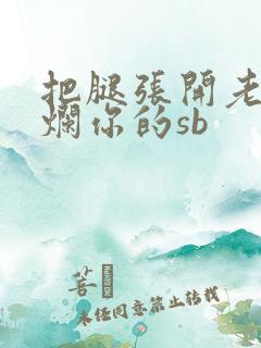 把腿张开老子臊烂你的sb