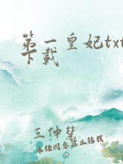 第一皇妃txt下载