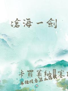沧海一剑
