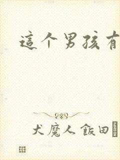 这个男孩有点野