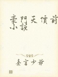 豪门天价前妻 小说