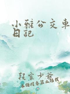 小雅公交车玩具日记