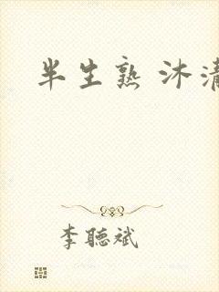 半生熟 沐清雨