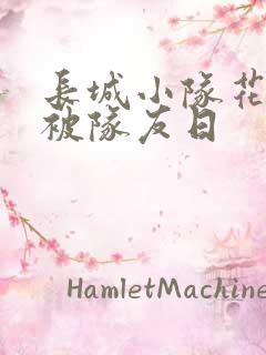 长城小队花木兰被队友日