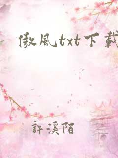 傲风txt下载