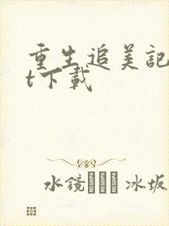 重生追美记txt下载