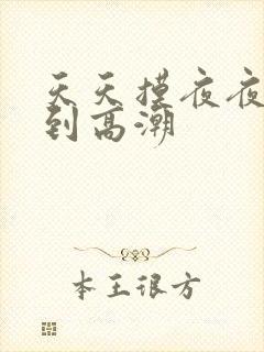 天天摸夜夜摸摸到高潮