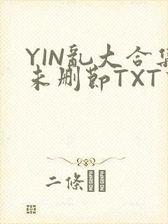 YIN乱大合集未删节TXT下载