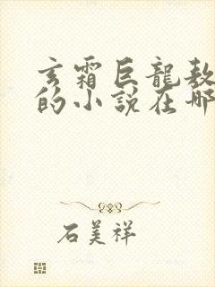 玄霜巨龙敖无极的小说在哪里看