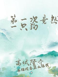 第一次竟然给了一只狗