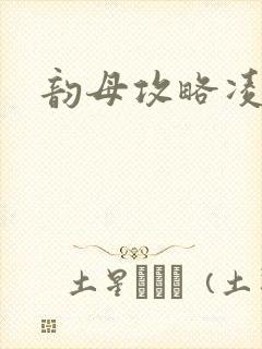 韵母攻略凌小东