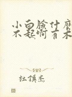 小白脸什么的伤不起啊有木有