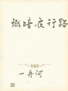 燃暗夜行路