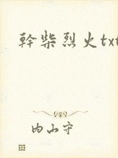 干柴烈火txt