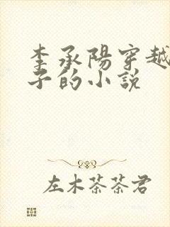 李承阳穿越成皇子的小说