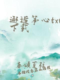 邂逅筝心txt下载