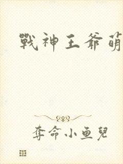 战神王爷萌虎妃