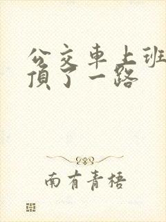 公交车上班路被顶了一路