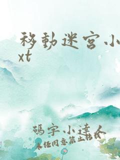 移动迷宫小说txt