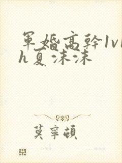 军婚高干1v1h夏沫沫