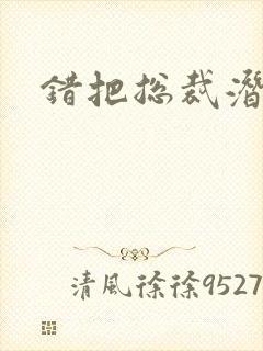 错把总裁潜规则