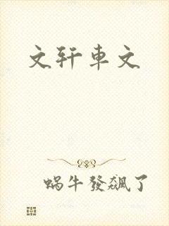 文轩车文