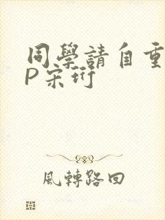 同学请自重POP宋珩