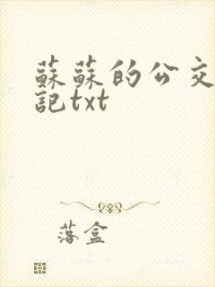 苏苏的公交车日记txt