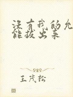 没有我的允许不能拔出来