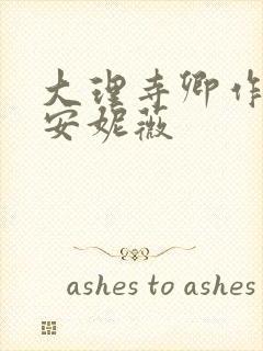 大理寺卿作者:安妮薇