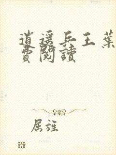 逍遥兵王叶成免费阅读