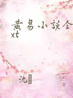 黄易小说全集txt