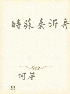 时苏秦沂舟小说