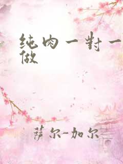 纯肉一对一到处做