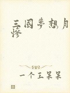 三国梦想月英无惨