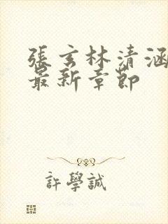 张玄林清涵全文最新章节