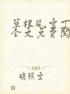 草根风云丁长生全文免费阅读