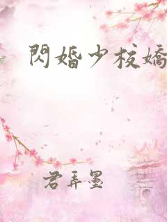 闪婚少校娇妻