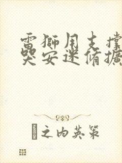 雷狮用支撑器玩哭安迷修扩张