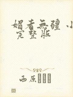 媚者无疆 小说 完整版