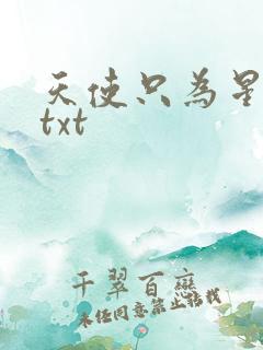 天使只为星夜哭txt