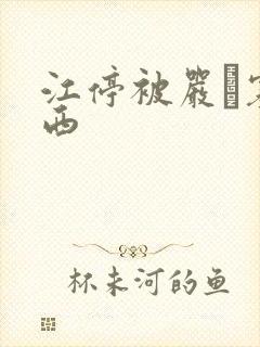 江停被严峫塞东西