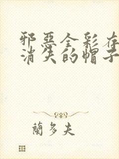 邪恶全彩存在感消失的帽子